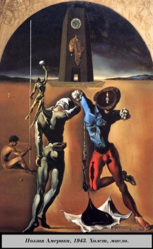 Salvador Dali œuvres - La Poésie de l’Amérique Salvador Dali